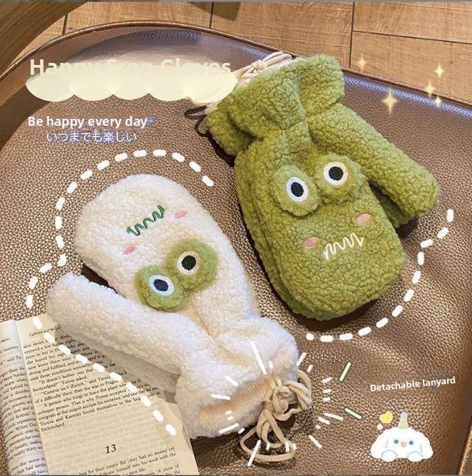 Guantes de Rana de Dibujos Ani - Wool Glove Lined reseña y precio