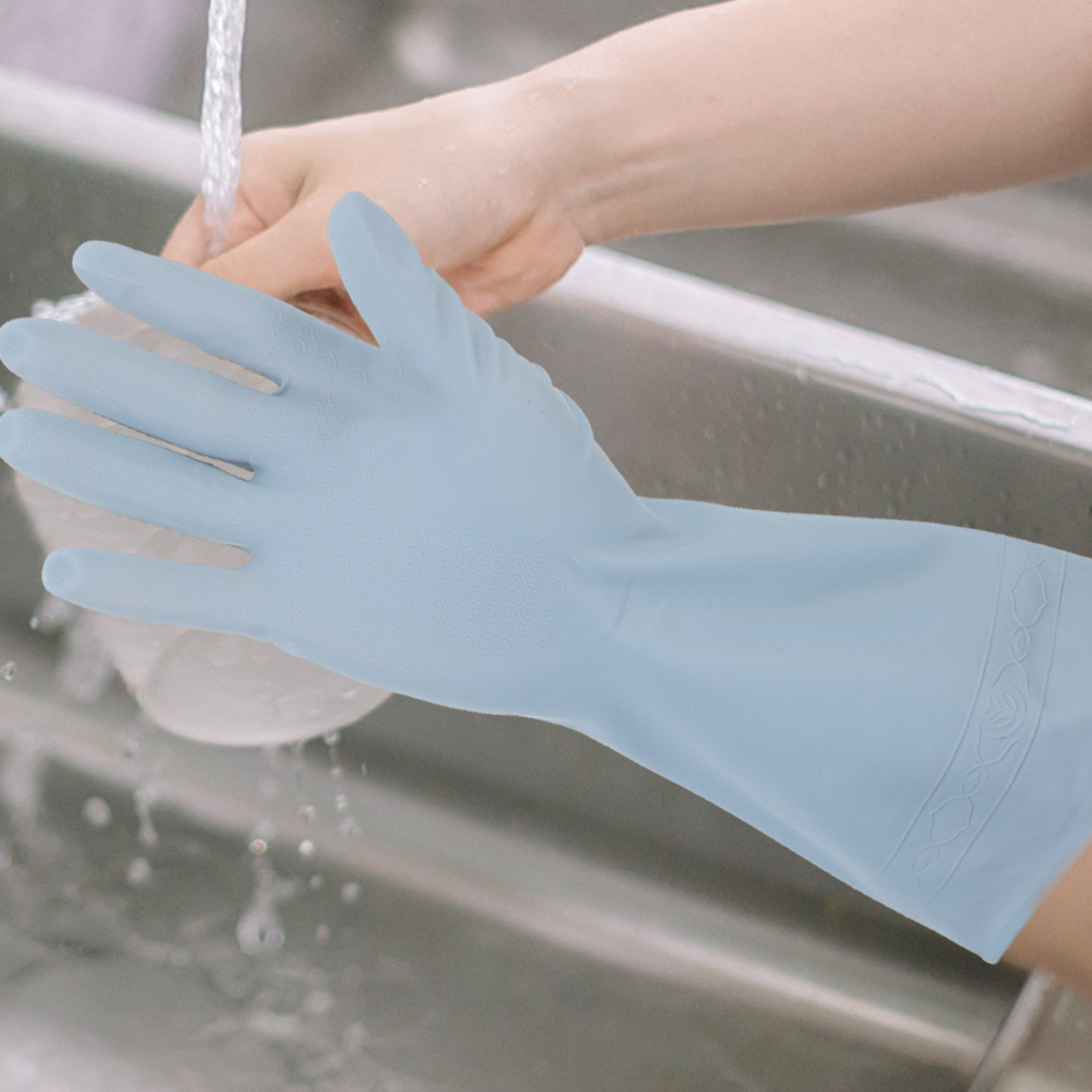 3 pares de guantes largos para - Dish Glove Rubber reseña y precio